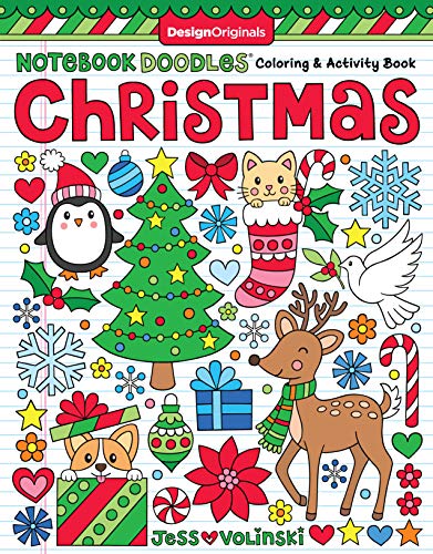 Notebook Doodles Christmas: Coloring & Activity Book von Design Originals