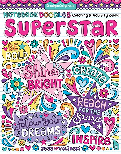 Notebook Doodles Superstar: Coloring & Activity Book von Design Originals