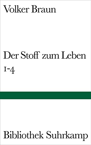 Der Stoff zum Leben 1-4 von Suhrkamp Verlag AG