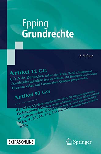 Grundrechte (Springer-Lehrbuch) von Springer