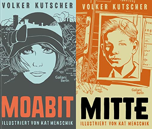 Moabit + Mitte von Volker Kutscher und Kat Menschik + 1 exklusives Postkartenset
