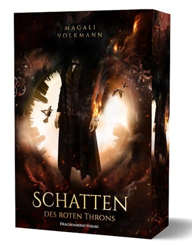 Schatten des roten Throns: Düstere Steampunk-Fantasy über Hass, Liebe und eine verheerende Rebellion | mit Farbschnitt-Garantie von Drachenmond-Verlag
