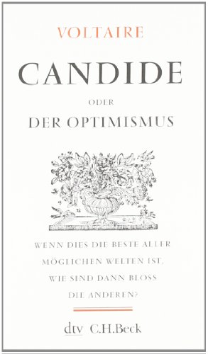 Candide: oder Der Optimismus (Kleine Bibliothek der Weltweisheit) von dtv Verlagsgesellschaft