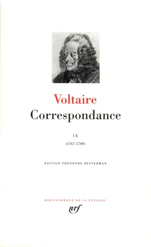 Correspondance 9/Juillet 1767-septembre 1769 Correspondance 9/Juillet 1767-septembre 1769