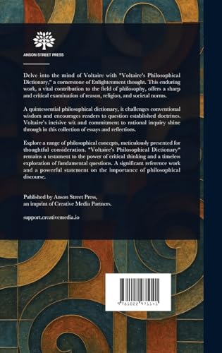 Voltaire's Philosophical Dictionary Voltaire's Philosophical Dictionary von Anson Street Press