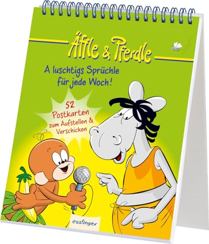Äffle & Pferdle: A luschtigs Sprüchle für jede Woch!: 52 Postkarten zum Aufstellen und Verschicken von Esslinger in der Thienemann-Esslinger Verlag GmbH