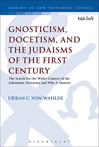 Gnosticism, Docetism, and the Judaisms of the First Century: The Search for the Wider Context of the Johannine Literature and Why It Matters (The Library of New Testament Studies)
