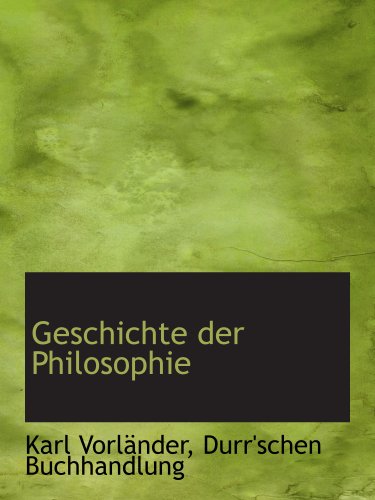 Geschichte der Philosophie