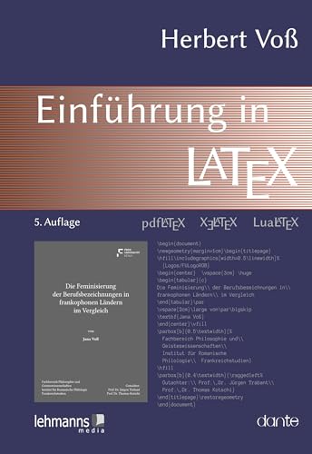 Einführung in LaTeX von Lehmanns Media