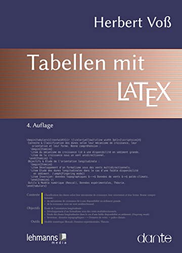 Tabellen mit LaTeX von Lehmanns Media