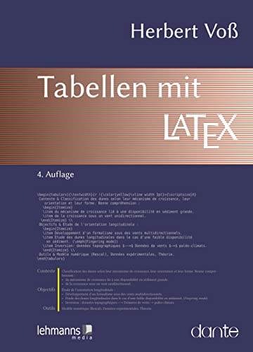 Tabellen mit LaTeX von Lehmanns Media GmbH