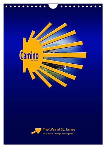 Camino del norte/UK-Version (Wandkalender 2025 DIN A4 hoch), CALVENDO Monatskalender von CALVENDO