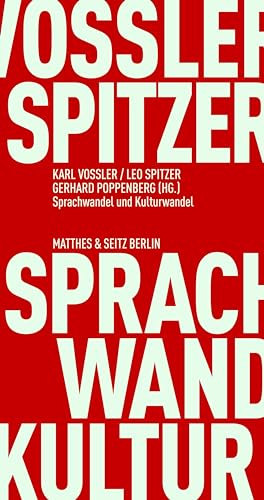 Sprachwandel und Kulturwandel (Fröhliche Wissenschaft)