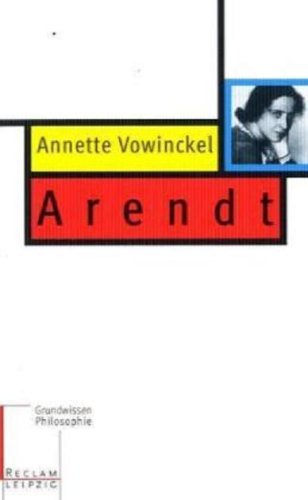 Arendt (Grundwissen Philosophie)