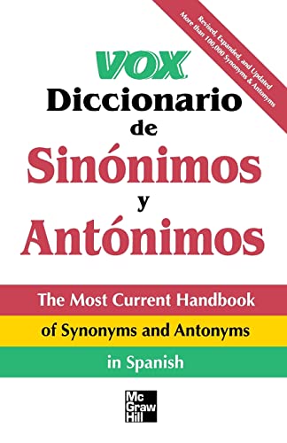 Vox Diccionario De Sinonimos Y Antonimos von McGraw-Hill Education