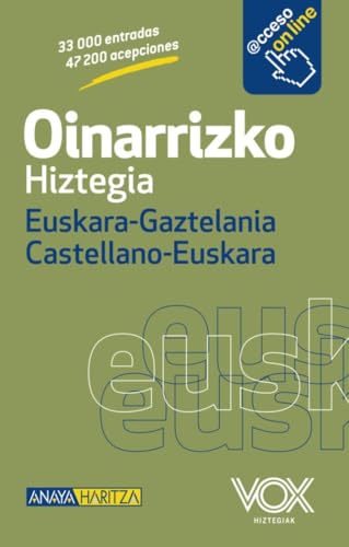 Oinarrizko hiztegia euskara-gaztelania, castellano-euskera (VOX - Lengua Vasca - Diccionarios Generales) von Vox