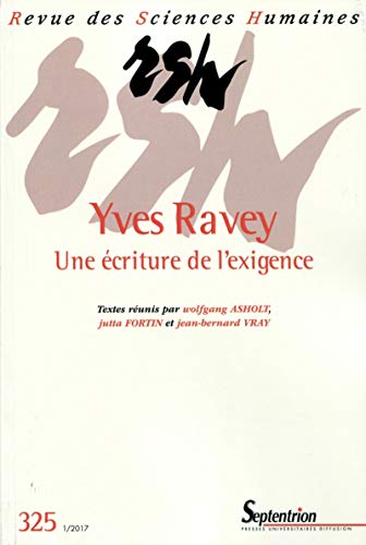 Yves Ravey: Une écriture de l'exigence - N° 325 1/2017