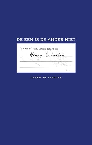 De een is de ander niet: leven in liedjes von De Harmonie