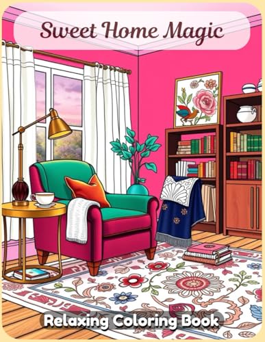 A Cozy and Whimsical Coloring Journey Through Enchanted Interiors, Warm Homey Corners, and Magical Domestic Scenes for Relaxation & Creativity – For Adults & Teens A Cozy and Whimsical Coloring Journey Through Enchanted Interiors, Warm Homey Corners, and Magical Domestic Scenes for Relaxation & Creativity – For Adults & Teens von Independently published