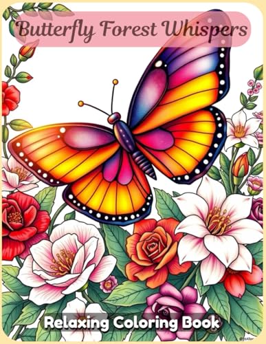Butterfly Forest Whispers Coloring Book: A Tranquil and Enchanting Artistic Escape Featuring Graceful Butterflies, Mystical Woodland Scenes, and Dreamlike Nature Moments for Adults & Teens Butterfly Forest Whispers Coloring Book: A Tranquil and Enchanting Artistic Escape Featuring Graceful Butterflies, Mystical Woodland Scenes, and Dreamlike Nature Moments for Adults & Teens von Independently published