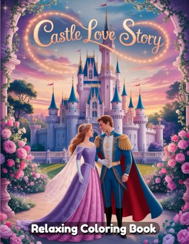 Castle Love Story: Romantic Fantasy Coloring Book for Adults, Fairytale Castles and Royal Couples, Intricate Pencil Art, Enchanted Palace Scenes, Whimsical Fairytale Romance Castle Love Story: Romantic Fantasy Coloring Book for Adults, Fairytale Castles and Royal Couples, Intricate Pencil Art, Enchanted Palace Scenes, Whimsical Fairytale Romance von Independently published