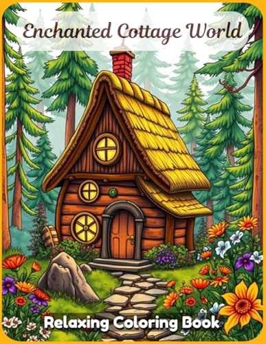 Enchanted Cottage World: A Magical Coloring Journey Through Whimsical Homes and Mystical Gardens Enchanted Cottage World: A Magical Coloring Journey Through Whimsical Homes and Mystical Gardens von Independently published