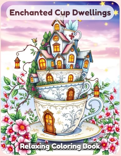 Enchanted Cup Dwellings Coloring Book: A Whimsical and Relaxing Artistic Escape Featuring Cozy Teacup Homes, Fairy Tale Mug Houses, and Dreamy Miniature Cottage Designs for Adults & Teens. Enchanted Cup Dwellings Coloring Book: A Whimsical and Relaxing Artistic Escape Featuring Cozy Teacup Homes, Fairy Tale Mug Houses, and Dreamy Miniature Cottage Designs for Adults & Teens. von Independently published