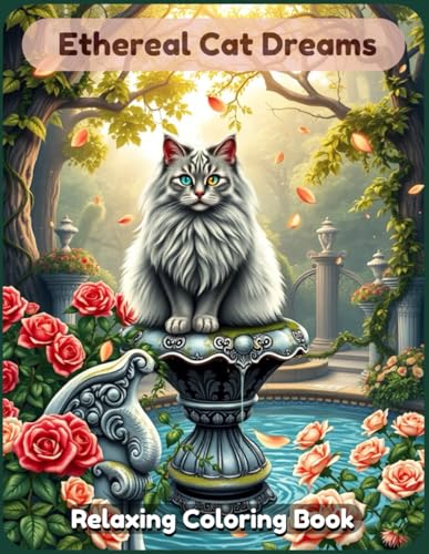 Ethereal Cat Dreams Coloring Book: A Whimsical and Relaxing Fantasy Journey Featuring Mystical Cats, Celestial Nightscapes, and Dreamy Feline Worlds for Adults & Teens Ethereal Cat Dreams Coloring Book: A Whimsical and Relaxing Fantasy Journey Featuring Mystical Cats, Celestial Nightscapes, and Dreamy Feline Worlds for Adults & Teens von Independently published