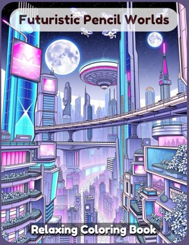 Futuristic Pencil Worlds Coloring Book: A Visionary and Relaxing Artistic Escape Featuring Sci-Fi Cities, Surreal Landscapes, and Imaginative Futuristic Realms for Adults & Teens Futuristic Pencil Worlds Coloring Book: A Visionary and Relaxing Artistic Escape Featuring Sci-Fi Cities, Surreal Landscapes, and Imaginative Futuristic Realms for Adults & Teens von Independently published