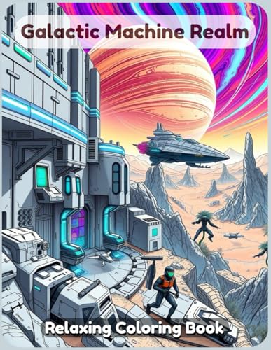 Galactic Machine Realm Coloring Book: A Futuristic and Relaxing Artistic Escape Featuring Cosmic Machines, Sci-Fi Robotics, and Intricate Space Tech Designs for Adults & Teens. Galactic Machine Realm Coloring Book: A Futuristic and Relaxing Artistic Escape Featuring Cosmic Machines, Sci-Fi Robotics, and Intricate Space Tech Designs for Adults & Teens. von Independently published