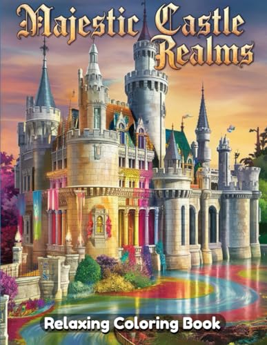 Majestic Castle Realms: Fantasy Castle Coloring Book for Adults, Enchanted Palaces and Medieval Mansions, Intricate Architecture, Royal Courtyards, Magical Kingdom Scenes for Relaxation and Creativity Majestic Castle Realms: Fantasy Castle Coloring Book for Adults, Enchanted Palaces and Medieval Mansions, Intricate Architecture, Royal Courtyards, Magical Kingdom Scenes for Relaxation and Creativity von Independently published