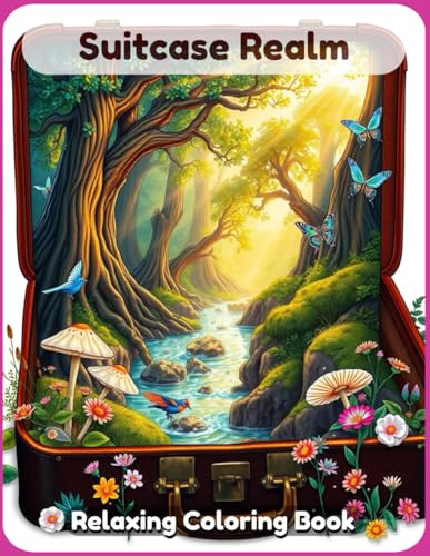Suitcase Realm Coloring Book: A Whimsical and Relaxing Artistic Journey Through Enchanted Travel Cases, Magical Luggage Worlds, and Miniature Fantasy Adventures for Adults & Teens. Suitcase Realm Coloring Book: A Whimsical and Relaxing Artistic Journey Through Enchanted Travel Cases, Magical Luggage Worlds, and Miniature Fantasy Adventures for Adults & Teens. von Independently published