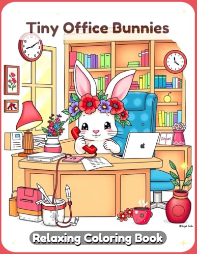 Tiny Office Bunnies Coloring Book: Cute Bunny Workday Fun, Kawaii Office Life, and Adorable Scenes Tiny Office Bunnies Coloring Book: Cute Bunny Workday Fun, Kawaii Office Life, and Adorable Scenes von Independently published