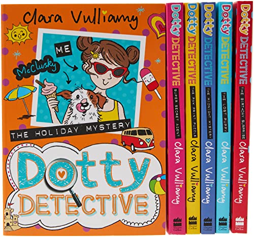 Dotty Detective Collection Clara Vulliamy 6 Books Set