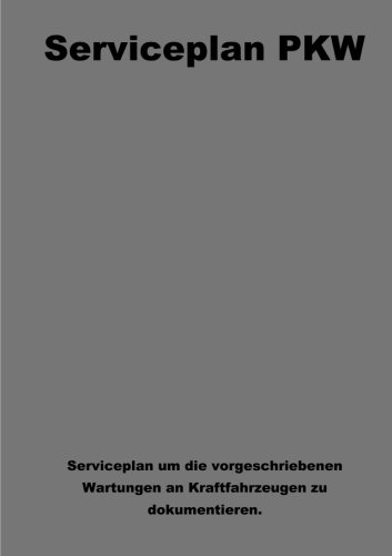Serviceplan PKW Serviceplan PKW