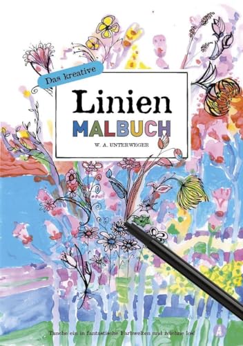 Das kreative Linienmalbuch: Kreativ entspannen und dabei einzigartige Kunstwerke erschaffen mit inversem Malen