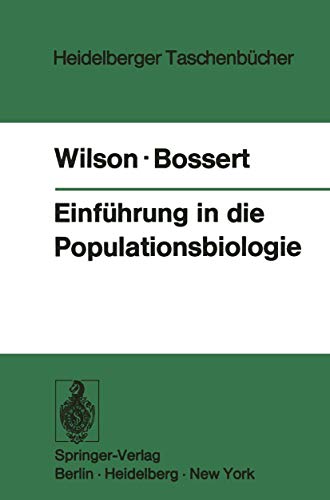 Einführung in die Populationsbiologie (Heidelberger Taschenbücher, 133, Band 133)