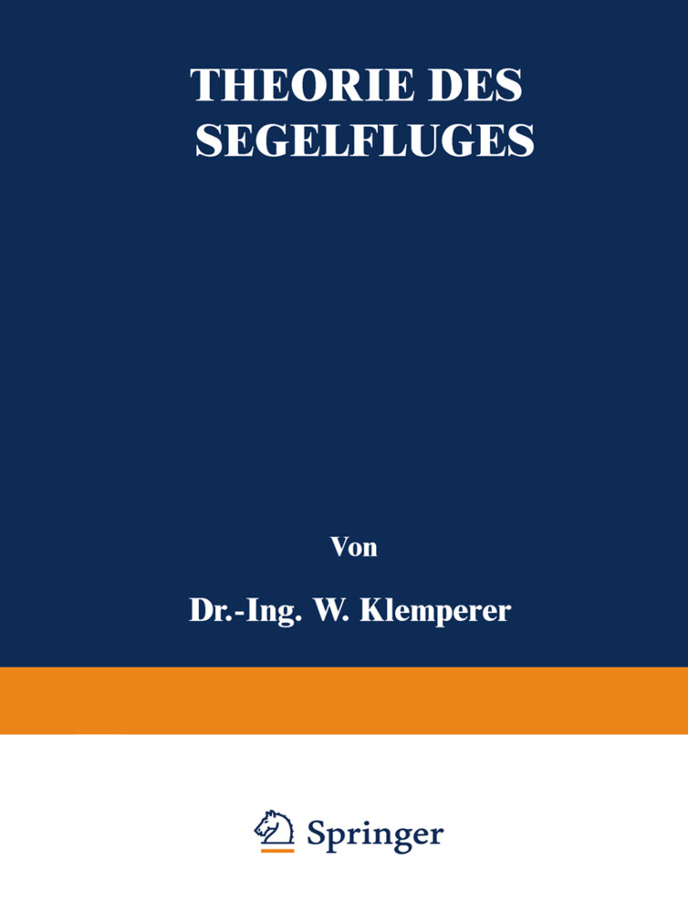 Theorie des Segelfluges von Springer Berlin Heidelberg