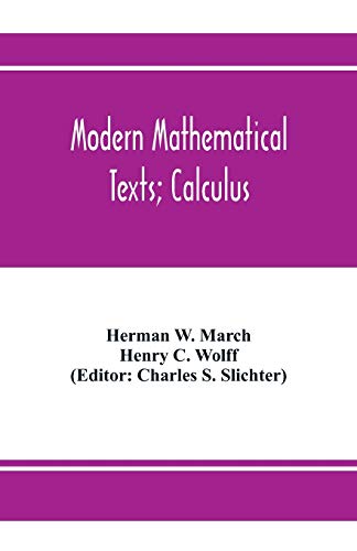 Modern Mathematical Texts; Calculus von Alpha Edition