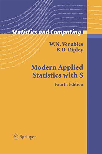 Modern Applied Statistics with S (Statistics and Computing)