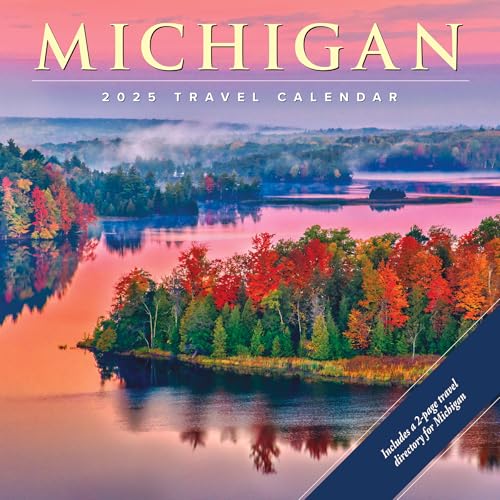 Michigan 2025 12 X 12 Wall Calendar Michigan 2025 12 X 12 Wall Calendar
