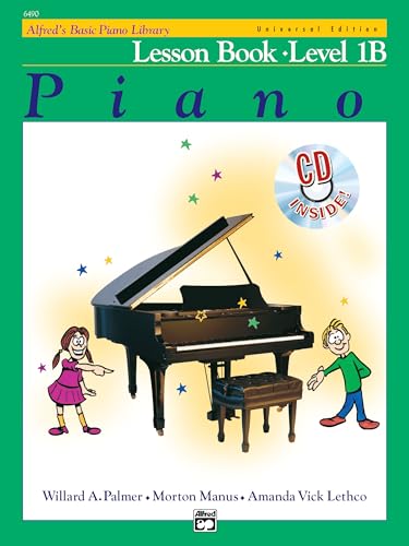 Alfred's Basic Piano Library Lesson Book, Bk 1b: Book & CD von Alfred Music