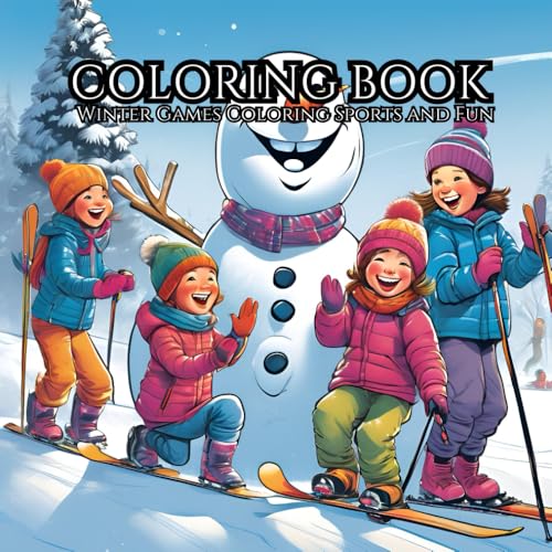Winter Games: Coloring Sports and Fun: Dive into the Excitement of Winter Sports and Snowy Adventures! von Independently published