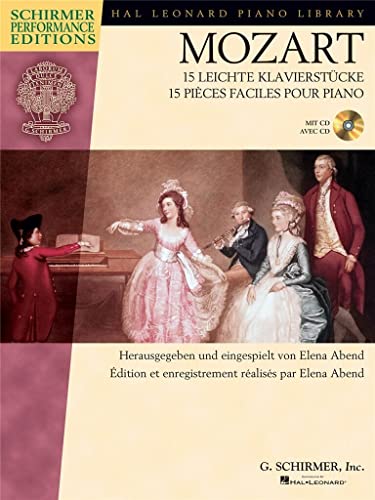 Mozart: 15 Leichte Klavierstucke Piano +CD