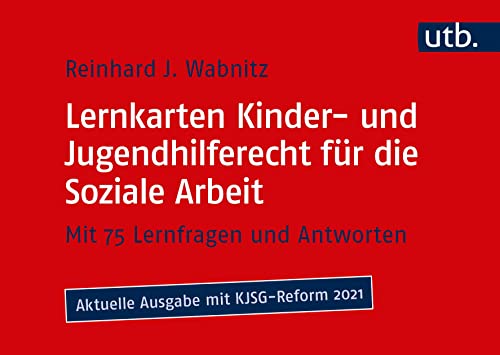Lernkarten Kinder- und Jugendhilferecht für die Soziale Arbeit von UTB GmbH