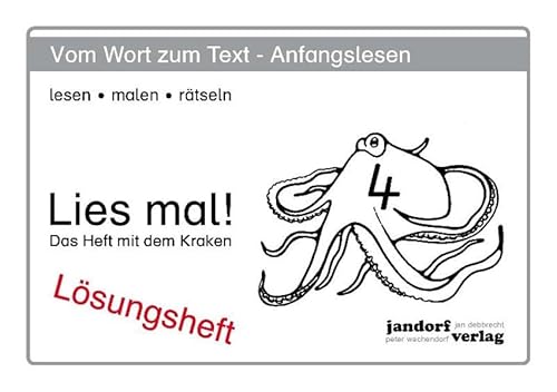 Lies mal! Heft 4: Lösungsheft Lies mal! Heft 4: Lösungsheft