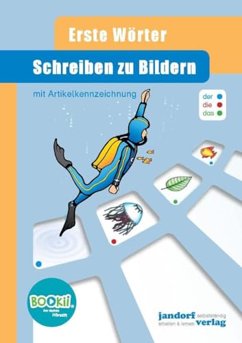 Schreiben zu Bildern: mit Artikelkennzeichnung