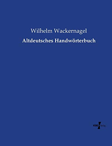 Altdeutsches Handwörterbuch