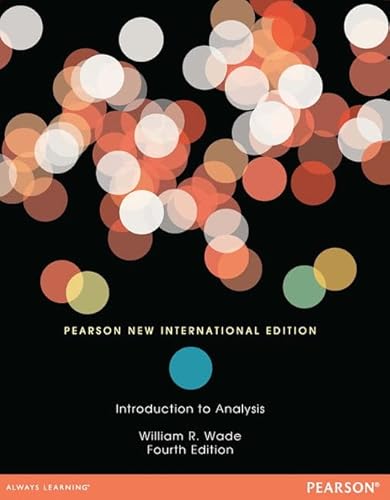 Introduction to Analysis: Pearson New International Edition von Pearson Education Limited