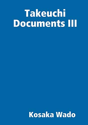 Takeuchi Documents III von Lulu